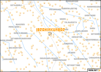map of Ibrāhīm Kumbār