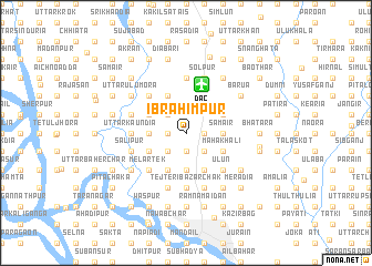 map of Ibrāhimpur