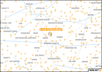 map of Ibrāhim Rind