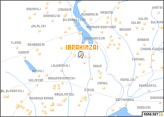 map of Ibrahīmzai