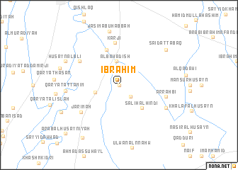 map of Ibrāhīm