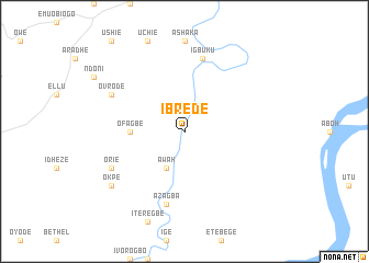 map of Ibrede