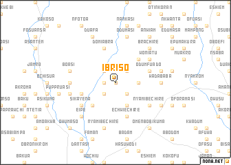 map of Ibriso