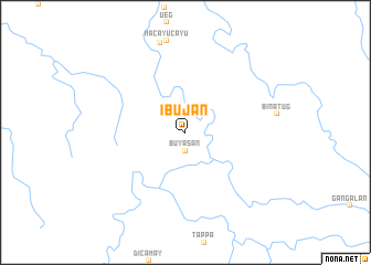 map of Ibujan