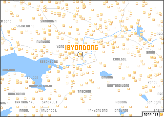 map of Ibyŏn-dong