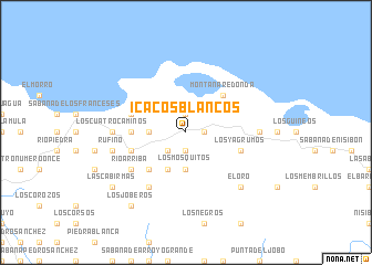 map of Icacos Blancos