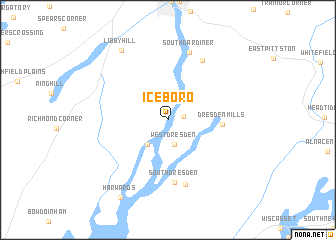 map of Iceboro