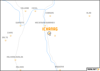 map of Ichañag