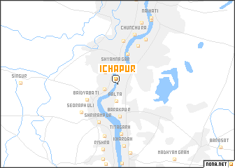map of Ichāpur