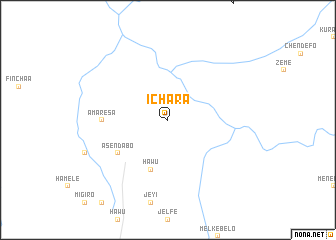 map of Ichʼara