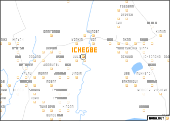 map of Ichegbe