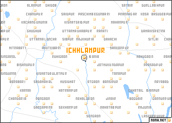 map of Ichhlāmpur
