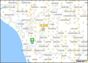 map of I-chia