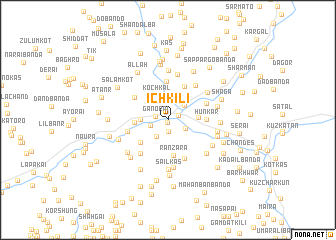 map of Ich Kili