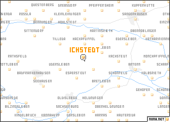 map of Ichstedt