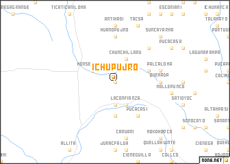 map of Ichu Pujro