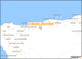 map of Icod de los Vinos