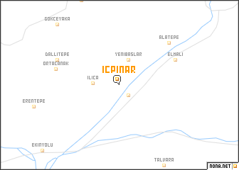 map of İçpınar