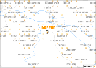 map of Idafehn