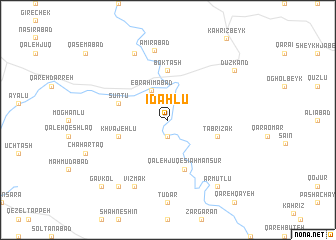 map of Īdahlū