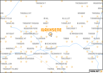 map of Idakhsene