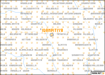 map of Idampitiya