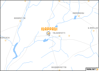 map of Idāppādi