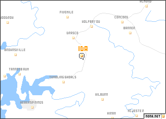 map of Ida