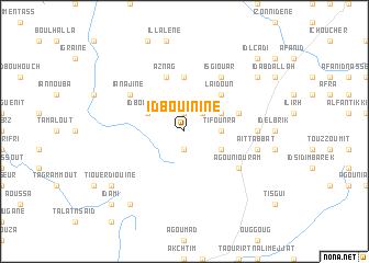 map of Id Bou Inine