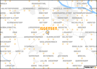 map of Iddensen