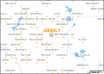 map of Idehult