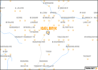 map of Id el Brik