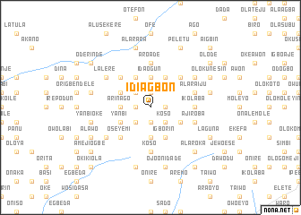 map of Idi Agbon