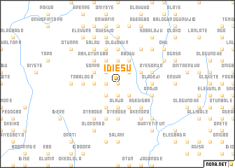 map of Idi Esu