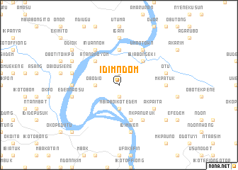map of Idim Ndom