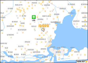 map of Idi Oro