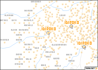 map of Idiroko