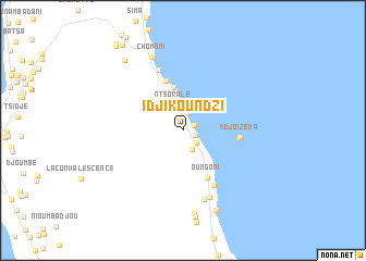 map of Idjikoundzi
