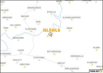 map of Idlewild