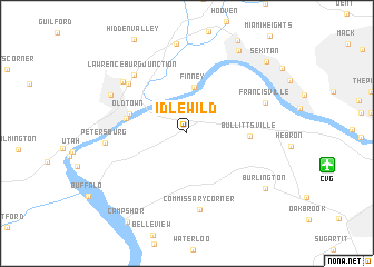 map of Idlewild