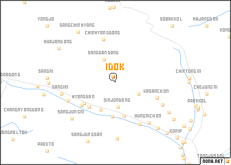 map of Idŏk
