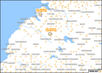 map of I-dong