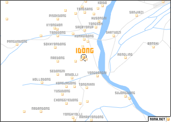 map of I-dong