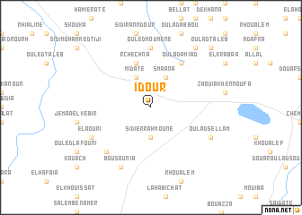 map of Idour