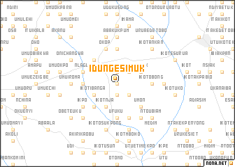 map of Idung Esimuk