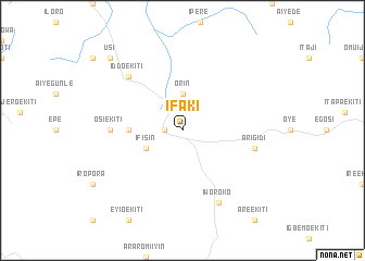 map of Ifaki