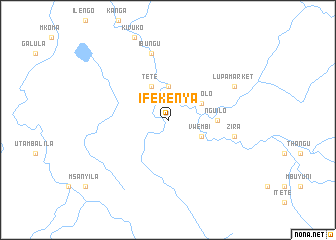 map of Ifekenya