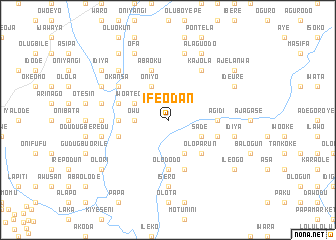 map of Ife Odan