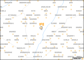 map of Ife