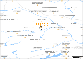 map of Iffendic